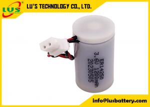 Buy cheap ER14250 3.6V 1200mAh 1/2-AA Bobbin Cell ER14250 1/2 AA 3.6V Primary Lithium Battery product
