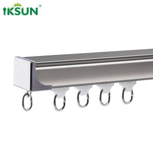 0.9mm Ripple Fold Aluminium Curtain Track For Window Shower Room
