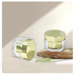 Buy cheap PMMA 100ml 120ml Cosmetic Jar Cream Container Cream Jars Cosmetic Packaging product