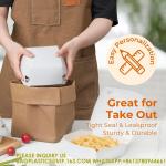 Burger Take Out Box, Disposable Clamshell Food Containers With Lids, To Go