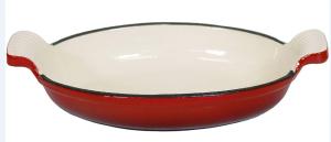 Durable Cast Iron Frying Pan Enameled Cast Iron Pan BSCI ISO9006