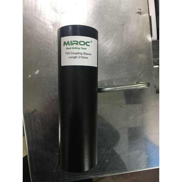 Forging T45 Drill Coupling Sleeve Length 210mm Diameter 63mm For Underground Mining