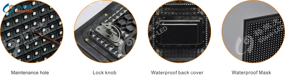 Outdoor Full Color LED Module SMD P5.925 with Front Maintenance and Constant Current