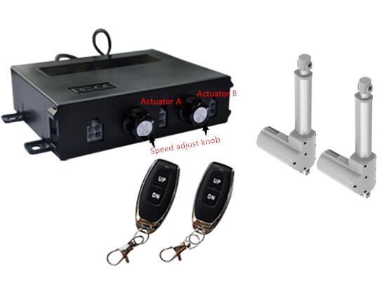 Quality High Force Linear Actuators IP66 Speed Adjustable Remote Control System for sale