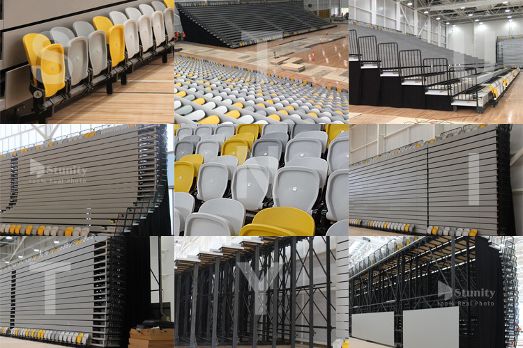 Customized Size Retractable Seating System
