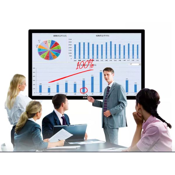 Wall Mount Interactive LCD Touch Screen Display 55Inch 65Inch