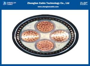 China 0.6/1KV 4 Core Low Voltage XLPE PVC Cable CU/XLPE/PVC 4x50sqmm IEC60502-1 on sale