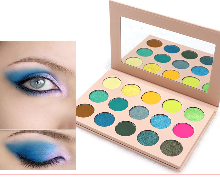 High quality Custom your brand private label make up palette eye shadow with your logo