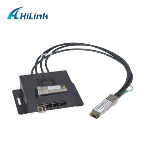 Buy cheap 4*10G QSFP+ Optical Transceiver Module With 30cm 50cm Pigtail product