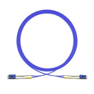LCUPC Duplex DX Armoured Fiber Optic Patch Cord For Communication Allocation