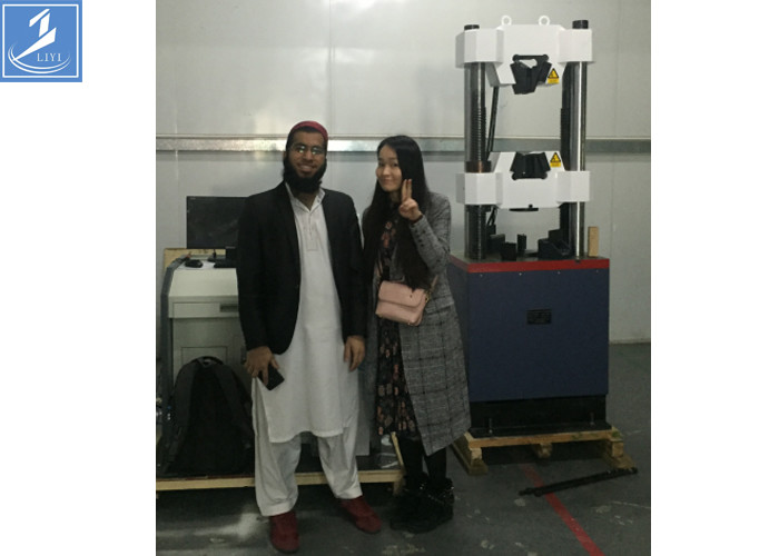 Computer Type Metal Bending Universal Testing Machine Construction Hydraulic Servo