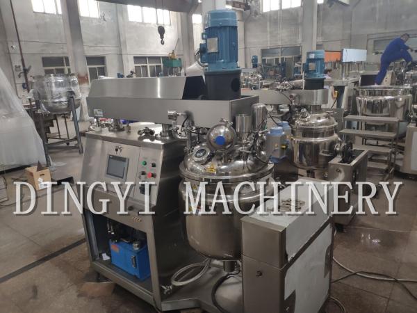 Quality Low Noise Vacuum Homogenizer Cream Mixer , Powerful Soap Mixing Equipment for sale