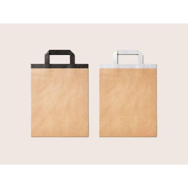 200gsm Recyclable Printed Kraft Paper Shopping Bag With Handle
