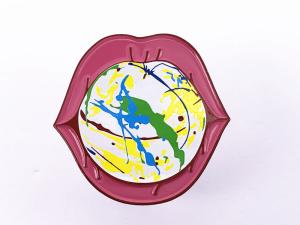 custom size  metal  plating soft enamel with printing lapel pins badge