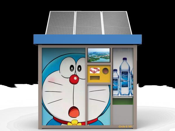 Quality Multi-Functional Recycle Bottle Smart Reverse Vending Machine 300KG for sale
