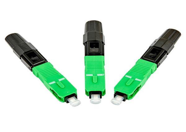 Quality Fiber Optic SC Type Quick Assembly Connector Single Mode for sale