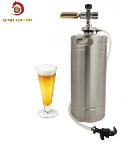 Buy cheap 4L Single Wall CO2 Mini Keg Dispenser With Flexible Beer Tap product