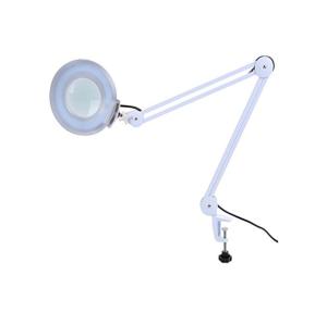 Buy cheap magnifying lamp clamp base white body led light source magnification and illumination LED magnifier product
