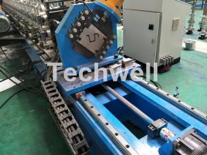 China 16 Stations Cold Roll Forming Machine With Rubber Belt Driven Servo Tracking Cutting Device on sale