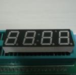 Red Yellow 4 Digit 7 Segment LED Display For Timer Clock 500mm