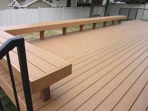 Buy cheap Weather Resistance Composite Wood Park Bench With Wood Plastic Composite Material product