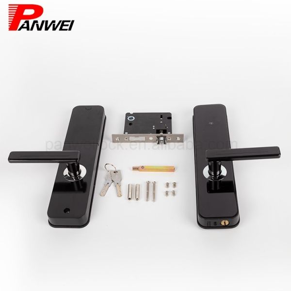 High Security Digital Keypad Door Lock Support Passcode Card And Key Open