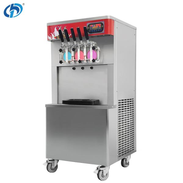 High Capacity Soft Serve Icecream Machine 5 Flavors Automatic Ice Cream Maker