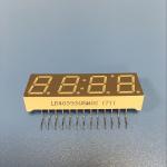 STB 0.39" Digital Clock Led Display 4 Digit Diffused Epoxy Grey Surface Long