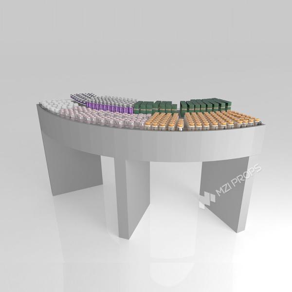GDR07-XY02 Cosmetic Display Table with 3mm Transparent Acrylic Joint Box and