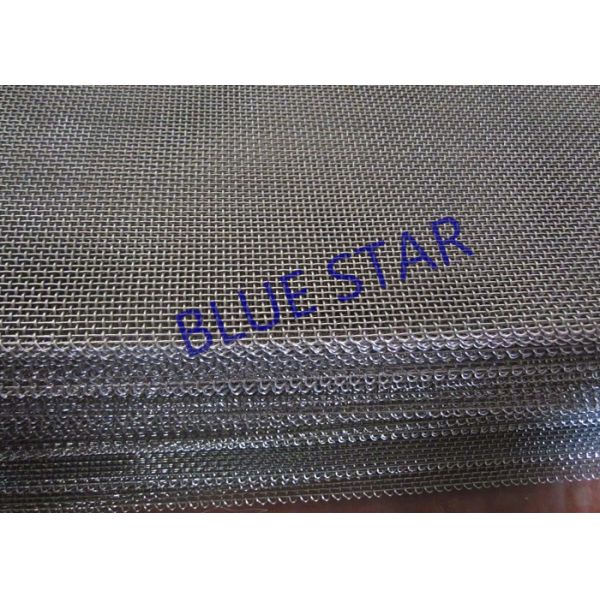 Embossing Edge Double Locked Crimped Wire Mesh , Galvanized Steel Hardware Cloth For Construction
