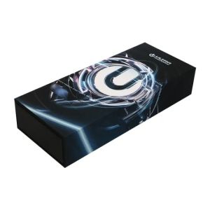 Matte Black Pullout Electronics Packing Boxes With Foam Insert