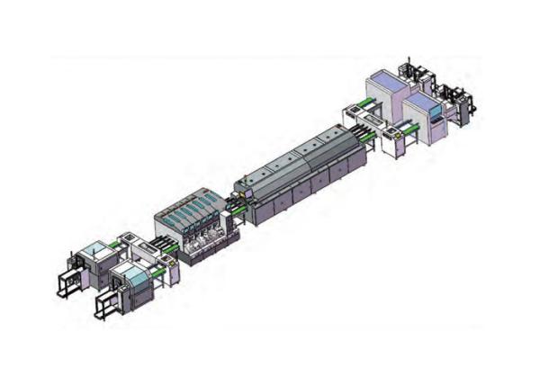 Quality Dual-Track Infitek SMT Production Line , Pick And Place Machine Wiring Scheme for sale