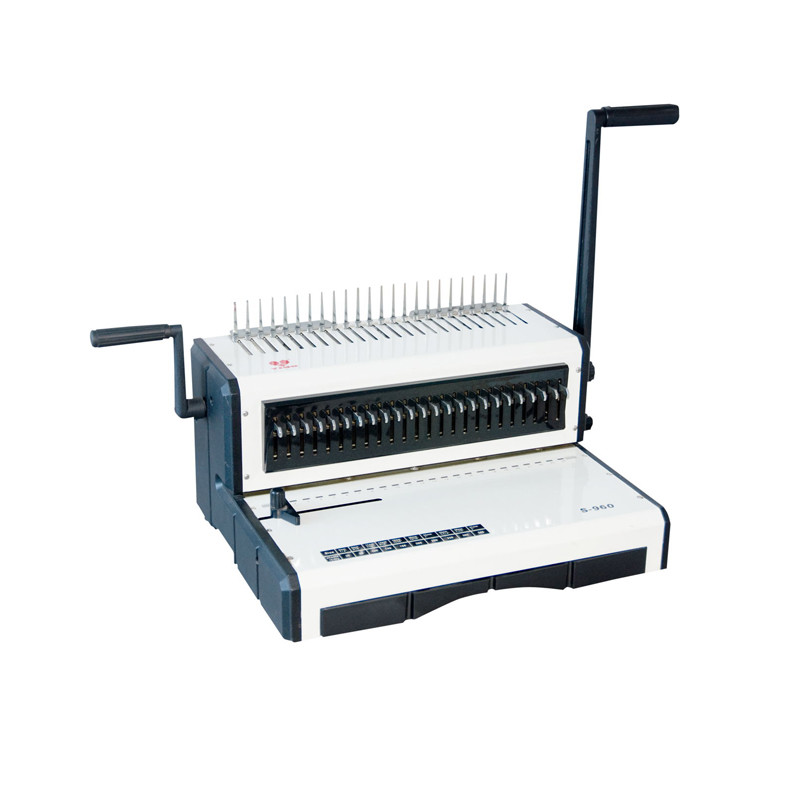 Manual Comb 300mm Width Document Binding Machine Portable For Office