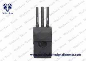 Black GPS Signal Jammer 360 Degree Jamming With Operating Zone Up To 15m