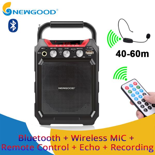 Quality Remote Control Echo Recorder Amplifier Sound Speaker FM Radio Professional Audio Voice Portable Bluetooth Speaker for sale