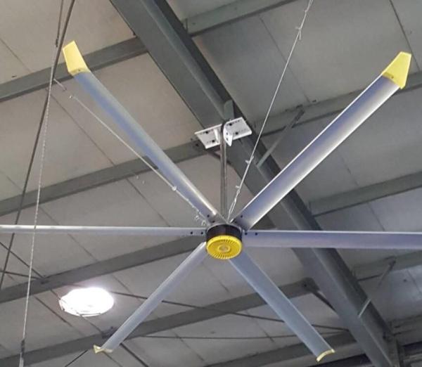Energy-Saving Industrial Hvls Ceiling Fans with Gearbox Motor or Pmsm Motor and