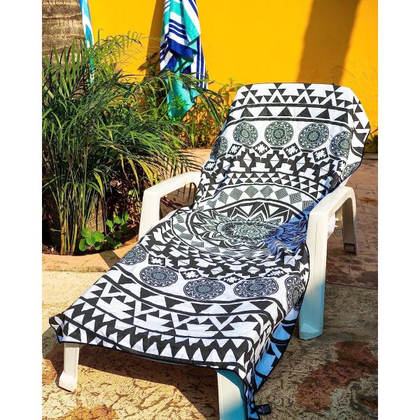 Lightweight Microfiber Printed Beach Towel 60*180cm Or Custom For Benefit