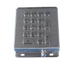 Movable desktop numeric smart card reader keypad metal stainless IEC 60512-6