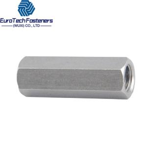 China Hexagon Coupling Nut Din 6334 3/4 5/8 1/4 Male To Female Ss Stainless Steel Hex Coupling Nuts M10 M12-1.25 on sale