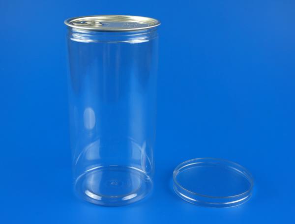 Quality Cylinder Shape Plastic Honey Jars , Durable Large Plastic Containers for sale