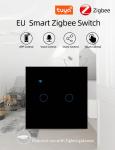 240V Smart Zigbee Switch Zigbee Hubs 2 Gang APP Control Remote Light Switch