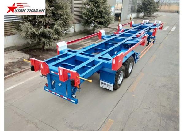 Quality 3 Axles Terminal Trailer High Tensile Low Alloy Steel for sale