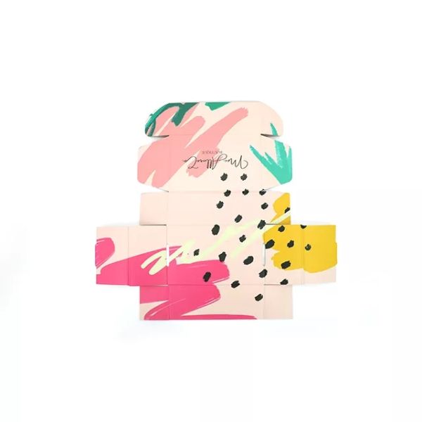 50g CCNB Printed Paper Packaging Box Kraft Personalised Matt Lamination 13cm
