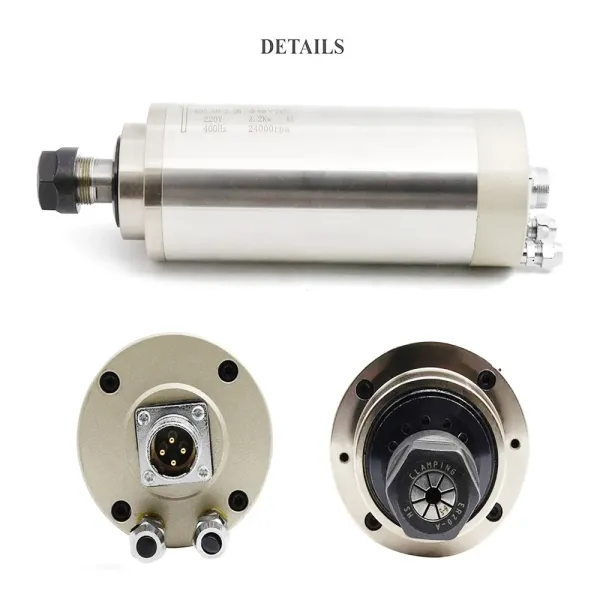 CNC Water Cooling VFD Spindle Kit 2.2kw 24000RPM With Water Pump