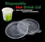 PLA compostable lids, BPI certificated compostable coffee cup lid made in China,