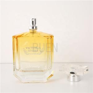 China Custom 50ml Square / Five Pointed Glass Perfume Bottle Daily Used on sale