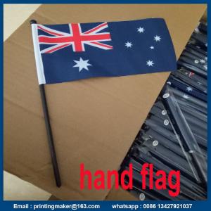 Custom Hand Flags with Plastic Pole