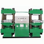 Two Station Twin Vulcanizing Press Machine PLC Control