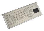 Small IP65 dynamic vandal proof Industrial Keyboard With Touchpad , short stroke