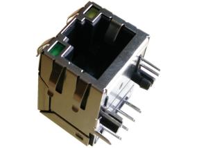 Buy cheap HFJT1-1075-L12RL I/O Module Jack shielded right angle Rj45 To DSL Modem Routers product